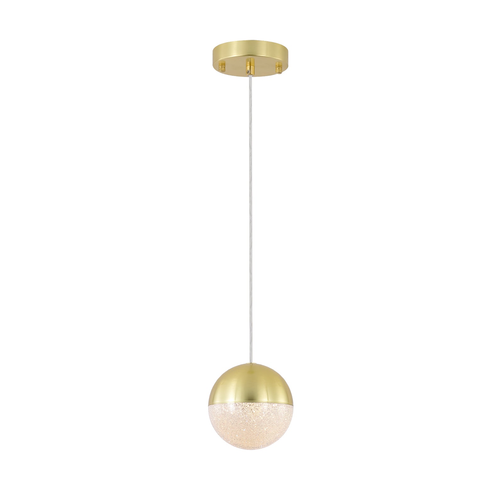 Modern Gold Globe Pendant Lights