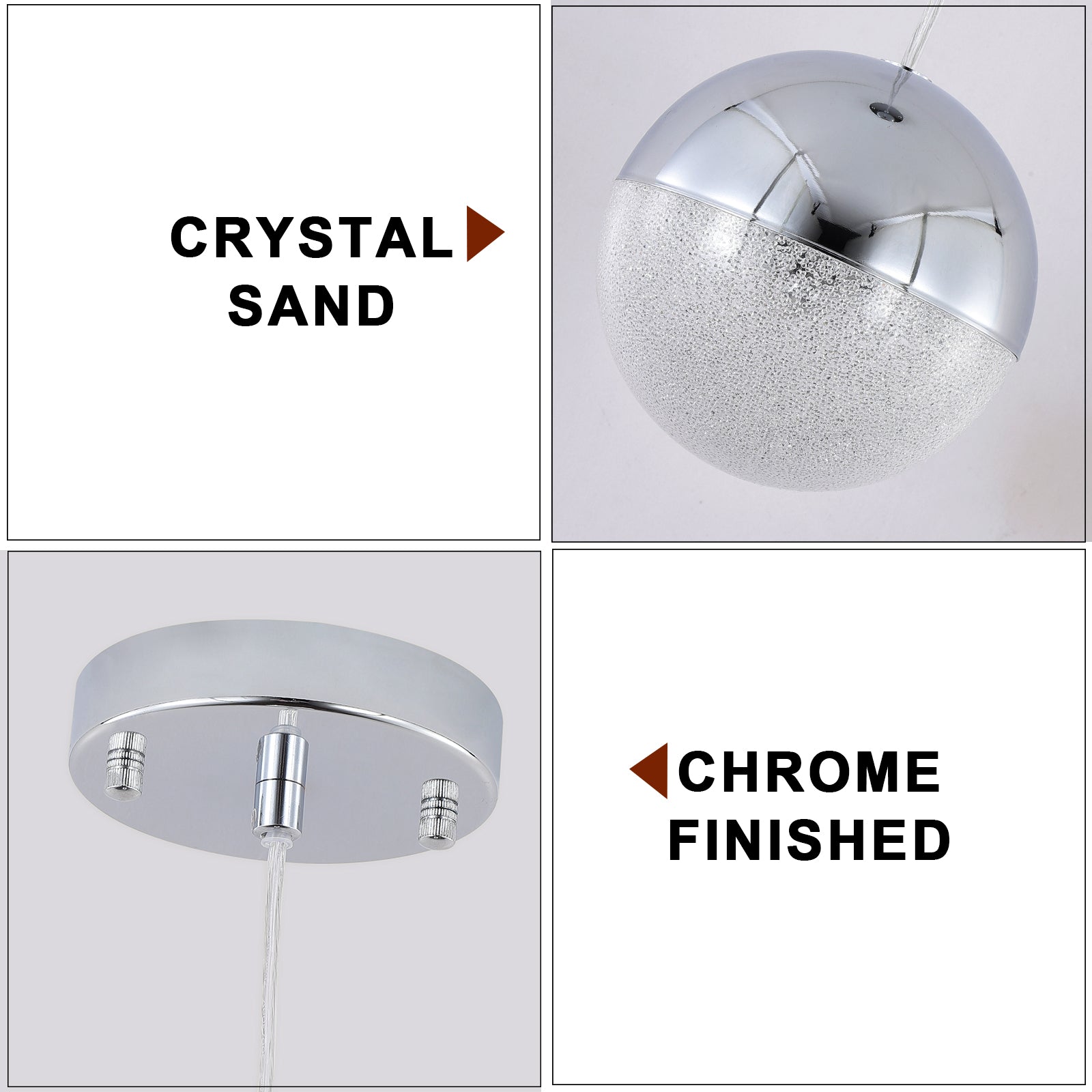 Modern Gold Globe Pendant Lights
