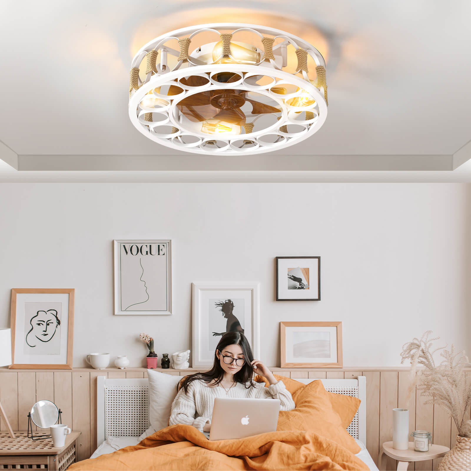 Ferrox-small-caged-white-20-ceiling-fan-with-light-flush-mount-remote-control-low-profile-_2