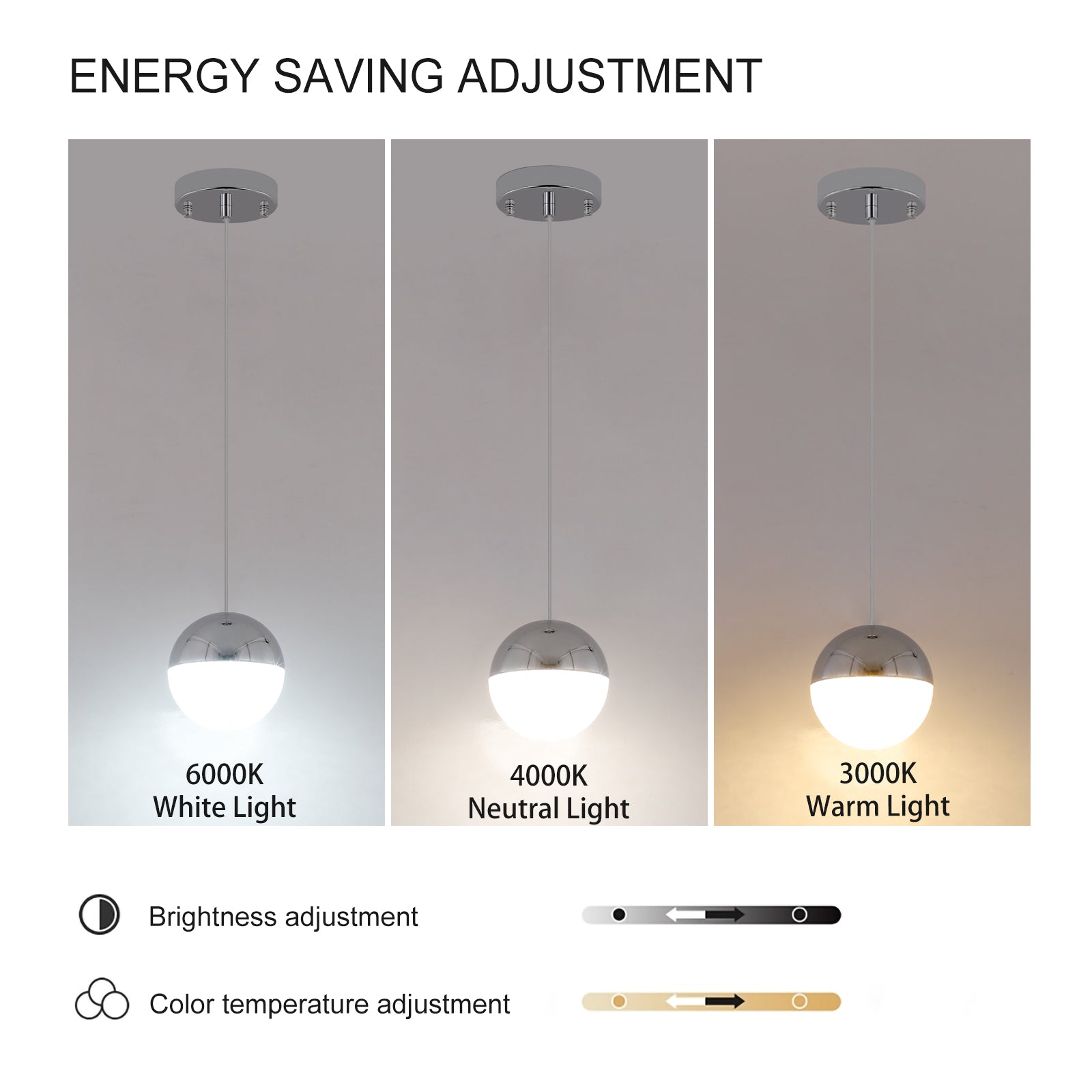 Modern Gold Globe Pendant Lights