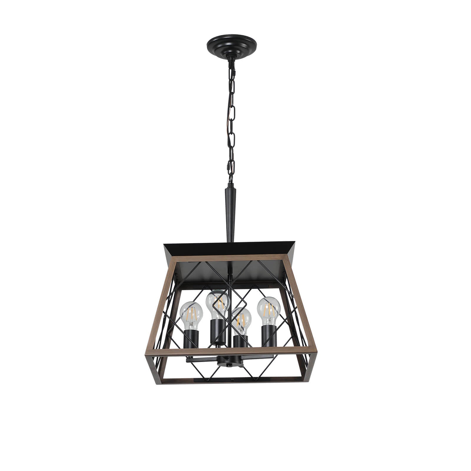 Farmhouse Metal Geometric Pendant Lights 01S44B