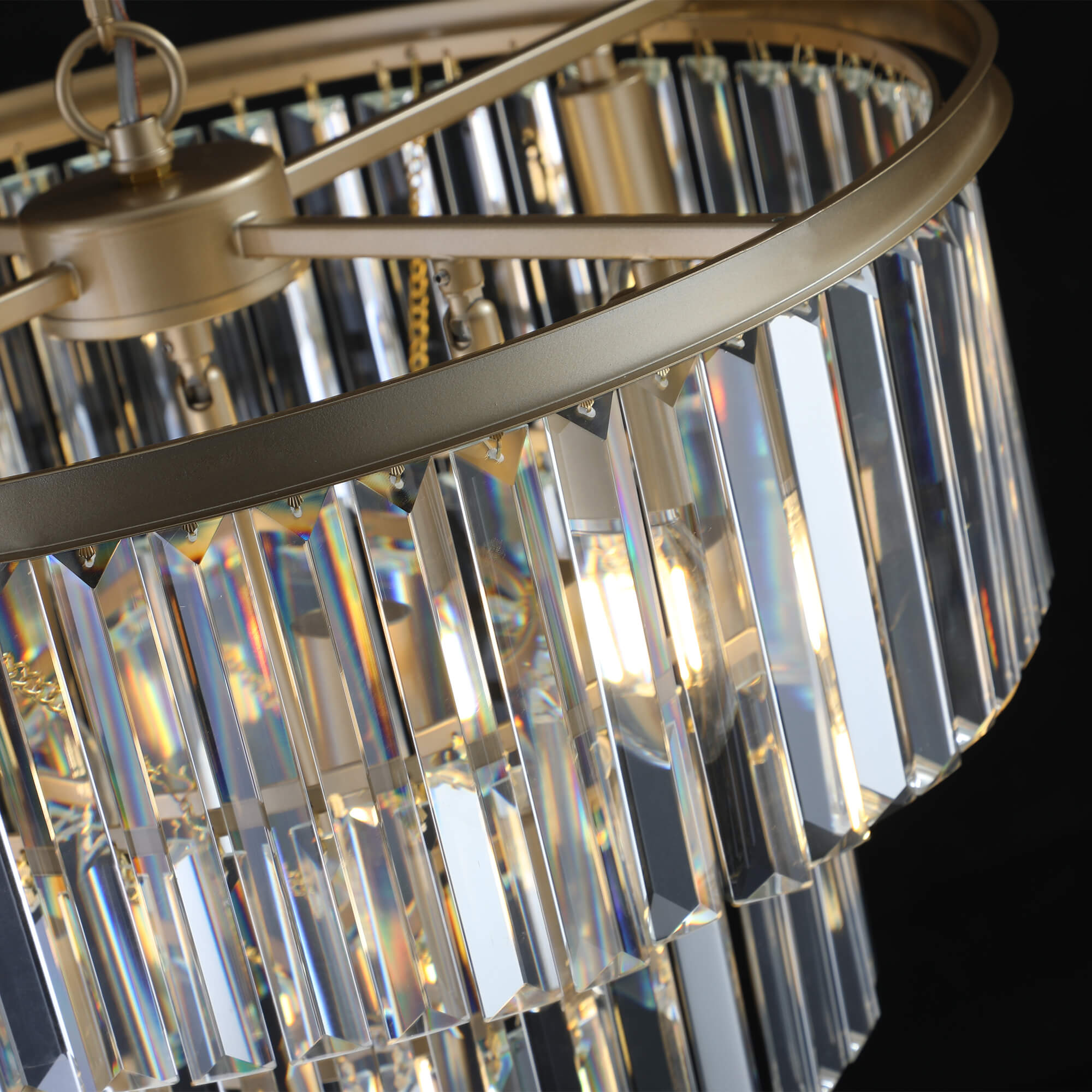Sophia Crystal Chandeliers (3-Tiers)