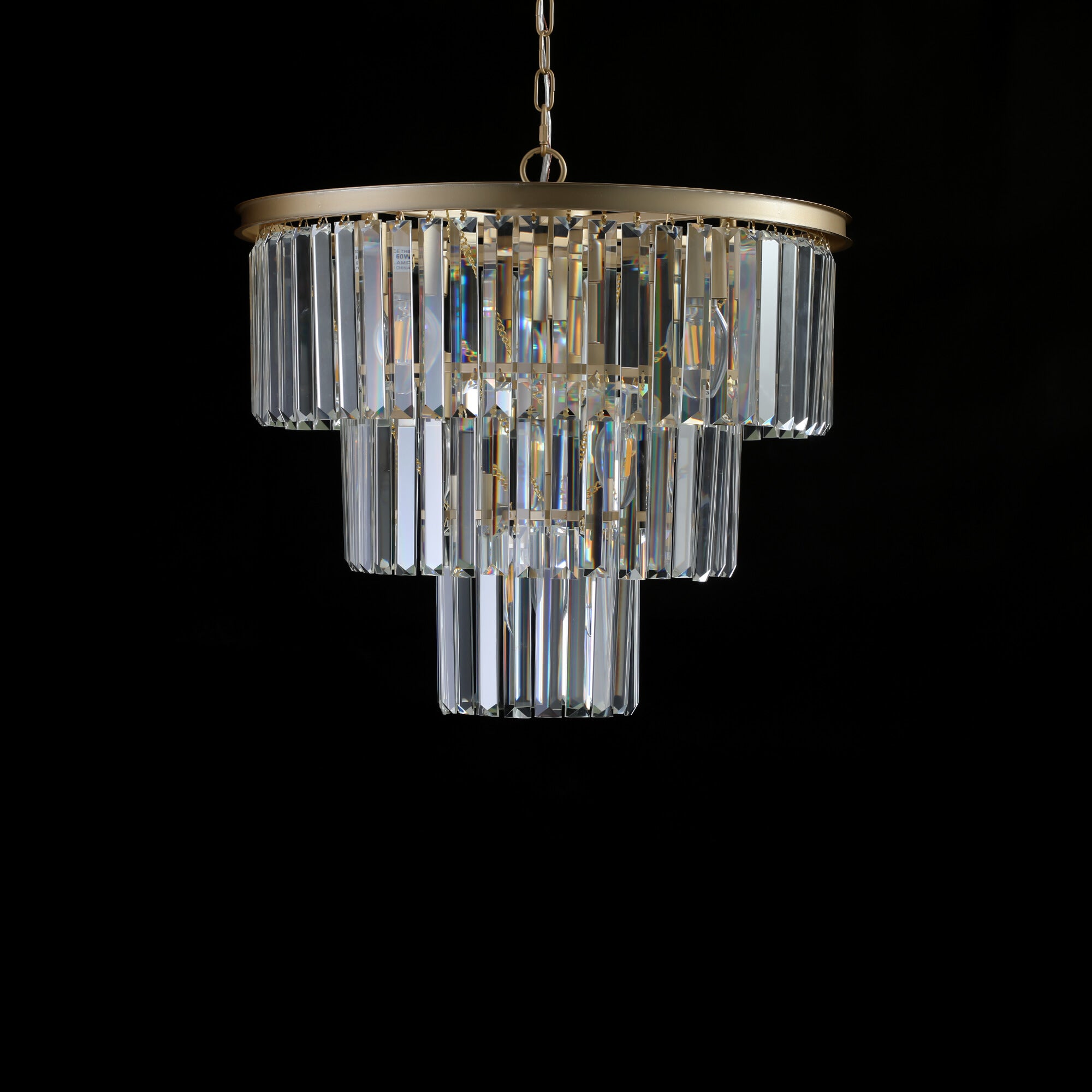 Sophia Crystal Chandeliers (3-Tiers)