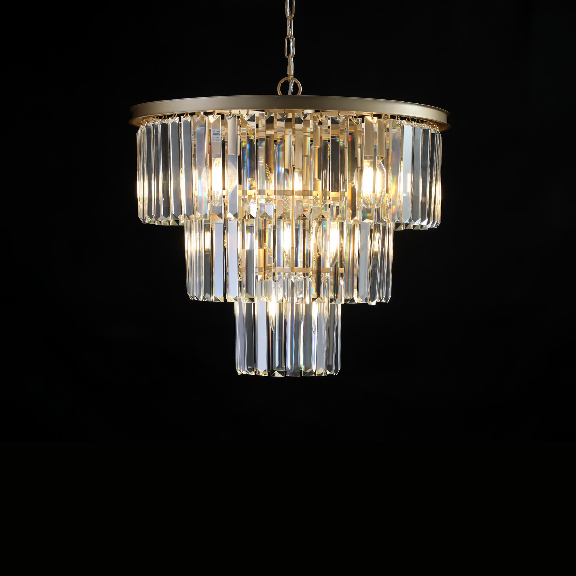 Sophia Crystal Chandeliers (3-Tiers)