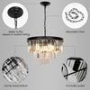 Unique Modern 3 Tiered Classic Luxury Crystal Chandeliers