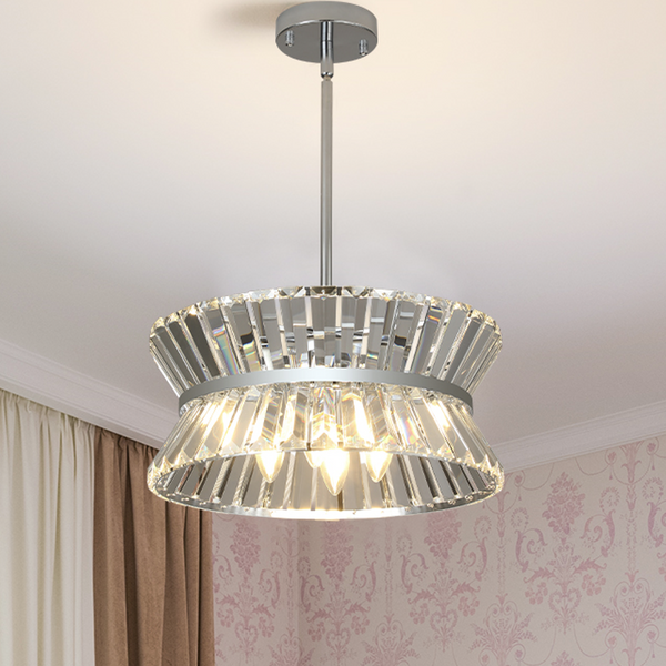 Luxury Round 4-Light Modern Crystal Chandeliers