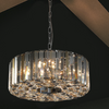 Elegant 4-Light Luxury Round Crystal Chandelier