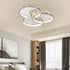 Contemporary Elegant Three-Ring Design Integrated LED Ceiling Light