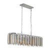 Luxury 8 Light Modern Crystal Oval Chandelier