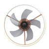 Modern Low Profile Multiple Colors 20" Ceiling Fans with LED and Remote Control