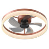 Modern Low Profile Multiple Colors 20" Ceiling Fans with LED and Remote Control