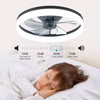 Modern Low Profile  20" Ceiling Fans with Light and Remote Control