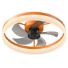 Modern Low Profile Multiple Colors 20" Ceiling Fans with LED and Remote Control