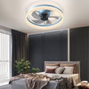 Modern Low Profile Multiple Colors 20" Ceiling Fans with LED and Remote Control