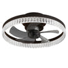 Dimmable LED Low Profile 20" Ceiling Fan with Remote Control and Reversible Blades Timer