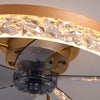 Dimmable LED  Low Profile 20" Ceiling Fan with Reversible Blades Timer and Remote Control