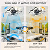 Low-Profile Flush Mount Black Butterfly Ceiling Fan with Lights Modern Dimmable Light APP & Remote Control