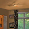 Modern Minimalist 100" Large Matte Black Ceiling Fan with Lights and Remote Control