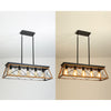 Rectangular Farmhouse Linear Island Pendent Lights