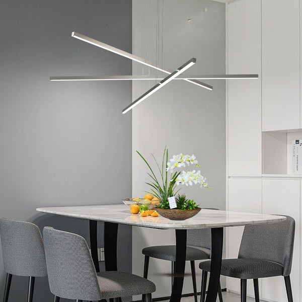 Modern Easy-Install Energy Efficient Integrated LED Linear Pendant Light