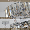 Elegant 4-Light Luxury Round Crystal Chandelier