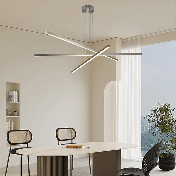 Modern Easy-Install Energy Efficient Integrated LED Linear Pendant Light