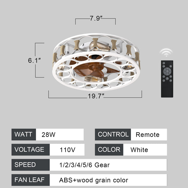 Flush Mount Caged 20