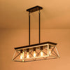 Rectangular Farmhouse Linear Island Pendent Lights