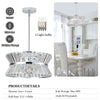 Luxury Round 4-Light Modern Crystal Chandeliers