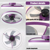 Modern Low Profile Multiple Colors 20" Ceiling Fans with LED and Remote Control