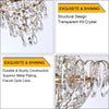 Luxury Gold Crystal Chandeliers Elegant Dazzling K9 Crystals