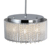 Crystal Round Drum Shade Hanging Elegant Pendant Lights