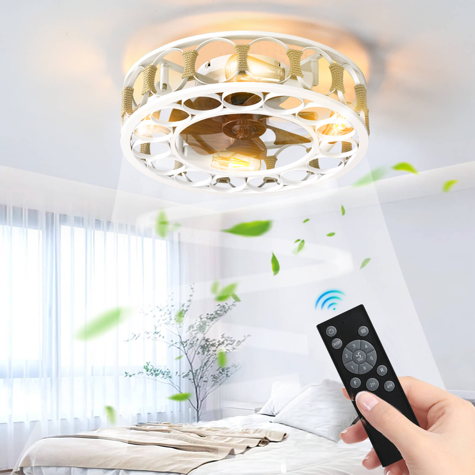 Ferrox-small-caged-white-20-ceiling-fan-with-light-flush-mount-remote-control-low-profile-_13