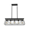 Rectangular Farmhouse Linear Island Pendent Lights