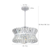 Luxury Round 4-Light Modern Crystal Chandeliers