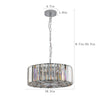 Elegant 4-Light Luxury Round Crystal Chandelier