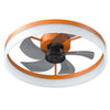 Modern Low Profile Multiple Colors 20" Ceiling Fans with LED and Remote Control