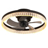 Dimmable LED Low Profile 20" Ceiling Fan with Remote Control and Reversible Blades Timer