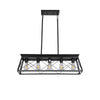 Rectangular Farmhouse Linear Island Pendent Lights