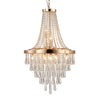 Luxury K9 Crystal Elegant Raindrop Design Classic Empire Style Chandeliers