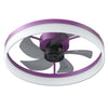 Modern Low Profile Multiple Colors 20" Ceiling Fans with LED and Remote Control