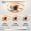 Modern Low Profile Multiple Colors 20" Ceiling Fans with LED and Remote Control