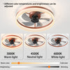 Modern Low Profile Multiple Colors 20" Ceiling Fans with LED and Remote Control