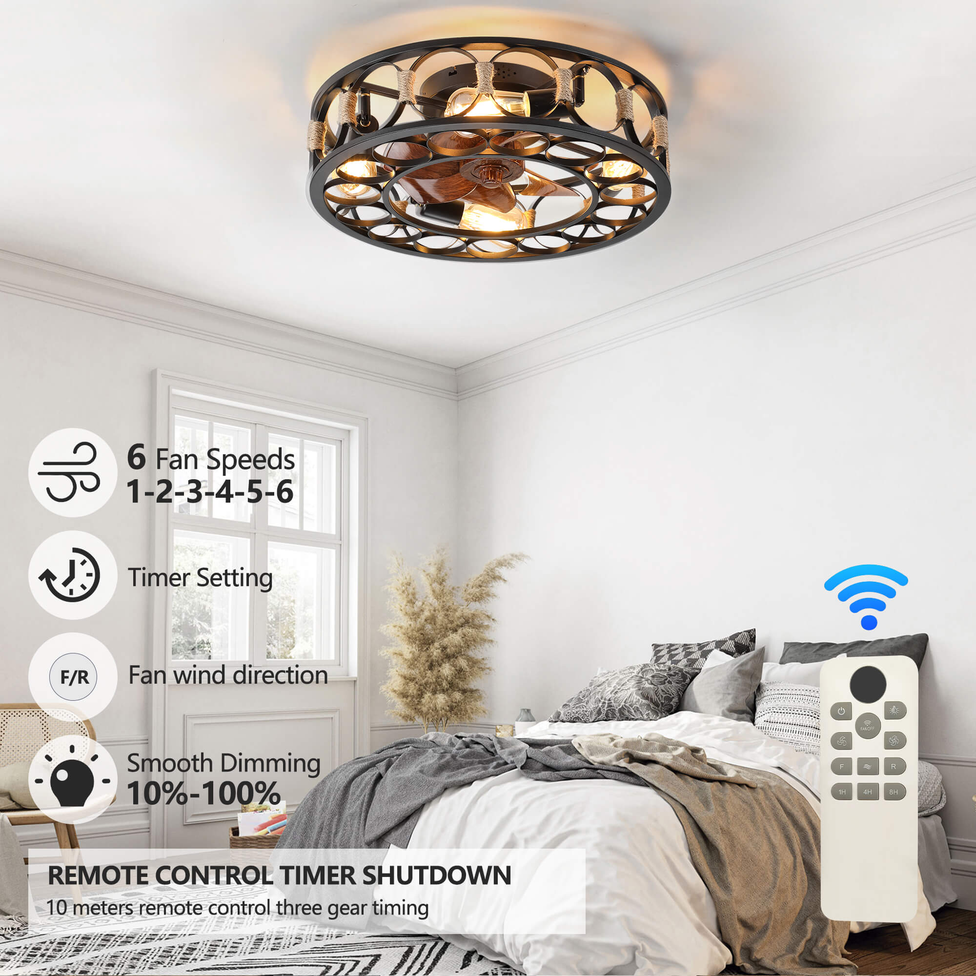 ferrox-small-caged-20-ceiling-fan-with-light-flush-mount-remote-control-low-profile-_13
