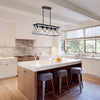 Rectangular Farmhouse Linear Island Pendent Lights