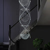 Elegance Spiral Crystal Chandelier