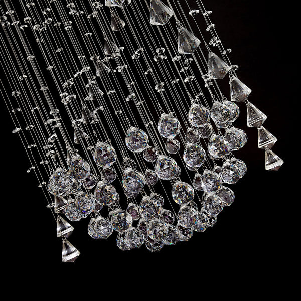 Elegance Spiral Crystal Chandelier